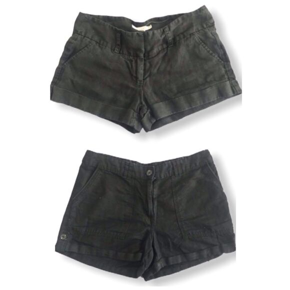 Forever 21 & H&M Black Shorts SZ S - Picture 1 of 3